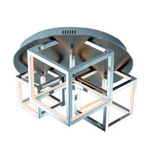 InLight Φωτιστικό οροφής από αλουμίνιο σε χρώμιο απόχρωση (6147-80-Χρώμιο)