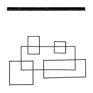 InLight Κρεμαστό φωτιστικό από αλουμίνιο σε μαύρη απόχρωση