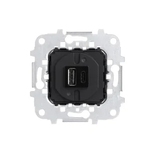 Πρίζα Φόρτισης A+C 18W Μαύρο