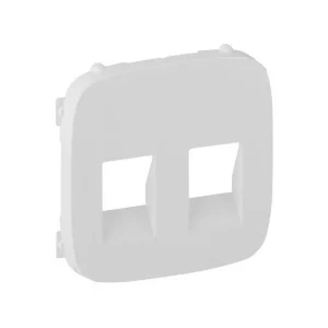 Πλακίδιο Διπλής Πρίζας Ηχείων Λευκό