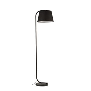 Inlight Επιδαπέδιο φωτιστικό από μαύρο μέταλλο 1XE27