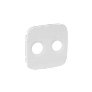 Πλακίδιο TV-SAT Λευκό
