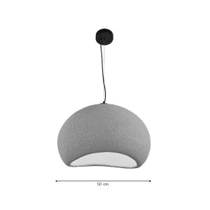 InLight Κρεμαστό φωτιστικό από Fiberglass 1XE27 D:50cm