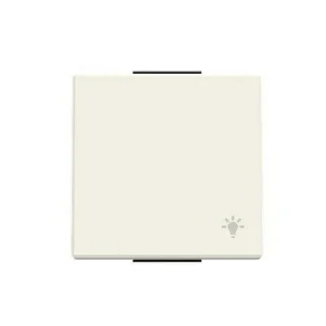 Μετώπη Απλού Διακόπτη με Σύμβολο Φως Λευκό