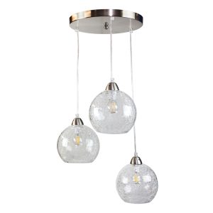 InLight Κρεμαστό φωτιστικό από κρακελέ γυαλί