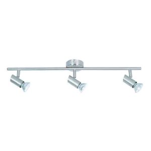 InLight Επιτοίχιο σποτ από μέταλλο σε νίκελ ματ απόχρωση 3XGU10 D:60cm (9076-3Φ-Νίκελ Ματ)