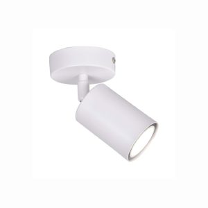 InLight Επιτοίχιο σποτ από μέταλλο σε λευκή απόχρωση 1XGU10 D:10cm (9086-1)