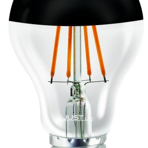 JUST LED JUSTLed-LED Filament Ε27 A60 8W 3000K Θερμό Black