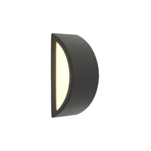 it-Lighting Clear 1xΕ27 Outdoor Up-Down Wall Lamp Anthracite D32cmx13cm (80202744)