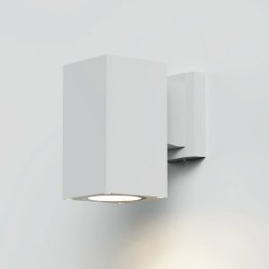 it-Lighting Palmyra E27 Φωτιστικό Τοίχου Up or Down Εξωτερικού Χώρου Λευκό