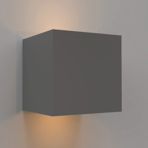 it-Lighting Emerald LED 10W 3000K Γκρι ΕΠΙΤΟΙΧΙΟ ΕΞΩΤΕΡΙΚΟΥ ΧΩΡΟΥ D:9,9cmx9,9cm