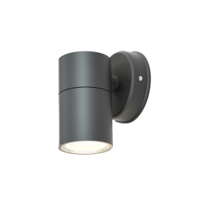 it-Lighting Eklutna 1xGU10 Outdoor Wall Lamp Anthracite D:11.3cmx11.3cm