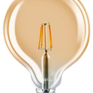 JUST LED JUSTLed-LED Filament Ε27 G125 12W 3000K Θερμό Amber