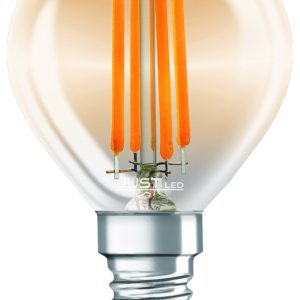 JUST LED JUSTLed-LED Filament Ε14 C35 6W 3000K Θερμό Amber Dimmable