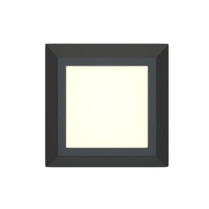 it-Lighting George LED 3.5W 3CCT ΕΞΩΤΕΡΙΚΟ ΦΩΤΙΣΤΙΚΟ ΤΟΙΧΟΥ ΑΝΘΡΑΚΙ D:12.4cmx12.4cm