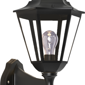 it-Lighting Redfish 1xE27 ΕΞΩΤΕΡΙΚΟ ΦΩΤΙΣΤΙΚΟ ΤΟΙΧΟΥ ΜΑΥΡΟ D:36cmx23.5cm