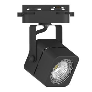 InLight Σποτ Ράγας Μαύρο 1XGU10 D:8cmX14cm