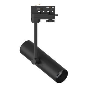InLight Σποτ τριφασικής ράγας σε μαύρη απόχρωση 1XGU10 D:5,4cmX30cm