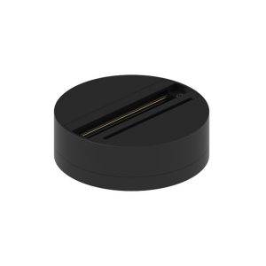 InLight Βάση στρογγυλή για τριφασική ράγα σε μαύρη απόχρωση