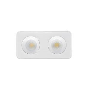 Inlight Downlight Mounted σποτ 2*8W 3CCT σε λευκή απόχρωση (X00270W)