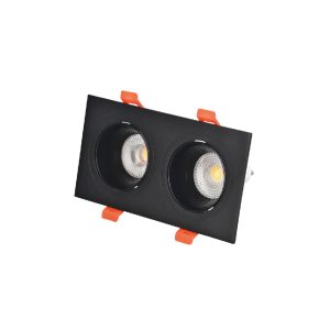 Inlight Downlight σποτ GU10 σε μαύρη απόχρωση