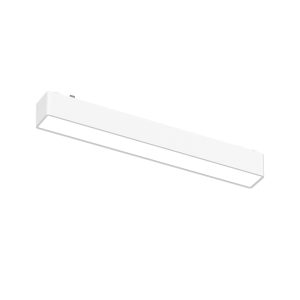 InLight Φωτιστικό LED 10W 3000K για Ultra-Thin μαγνητική ράγα σε λευκή απόχρωση D:23cmX2,4cm (T03001-WH)