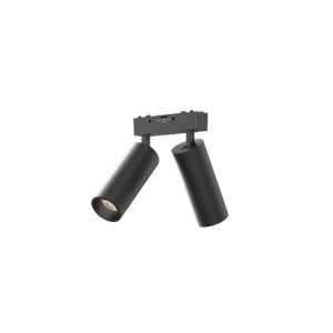 Inlight Φωτιστικό LED 2*9W 3CCT για Ultra-Thin μαγνητική ράγα σε μαύρη απόχρωση D:4,4X16cm (TMU0140-Black)