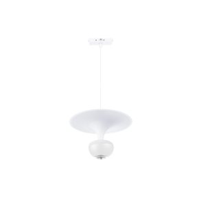 Inlight Κρεμαστό Φωτιστικό LED 5W 3CCT για Ultra-Thin μαγνητική ράγα σε λευκή απόχρωση D:23X20cm (TMU0240-White)