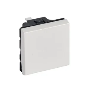 Διακόπτης Απλός Αλέ-Ρετούρ 2 Στοιχείων Χωνευτός Λευκό