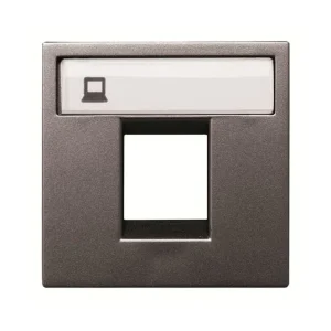 Πλακίδιο Πρίζας Τηλεφώνου με Επιγραφή Ανθρακί