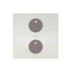 Πλακίδιο Ενεργοποιητή 2 Στοιχείων Ασημί