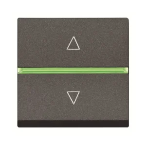 Διακόπτης Ρολών 2 Στοιχείων με Σύμβολο Βέλη Ανθρακί