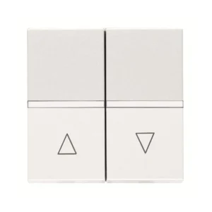 Διακόπτης Ρολών με Σύμβολο Βέλη Λευκό