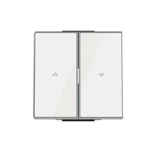 Μετώπη Ρολών Πλήκτρου Λευκό Γυαλί