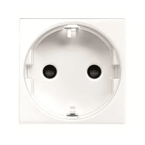 Πρίζα Σούκο Ασφαλείας Λευκή