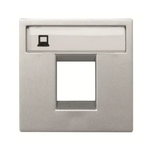 Πρίζα Τηλεφώνου 2 Στοιχείων Αλουμίνιο