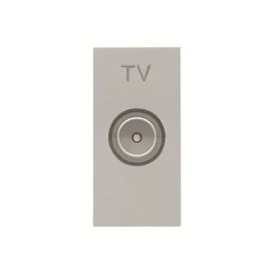 Πρίζα TV Τύπου M Ασημί