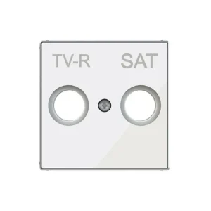 Μετώπη TV/R Διπλή Λευκό Γυαλί