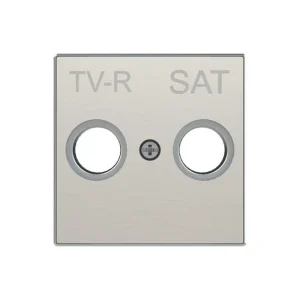 Μετώπη TV/R-SAT Διπλή Ανοξείδωτο Ατσάλι