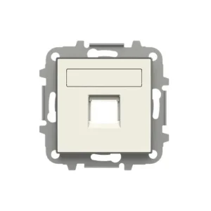 Μετώπη Τηλεφώνου/Data 1 Γραμμής Λευκό