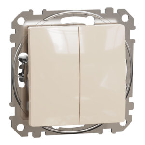 Sedna Design & Elements, διπλό μπουτόν 10A, Μπεζ