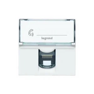 Πρίζα RJ45 CAT6 FTP 2 Στοιχείων Χωνευτή Αλουμίνιο