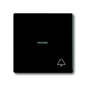 Πλακίδιο Μπουτόν Κουδουνιού Μαύρο