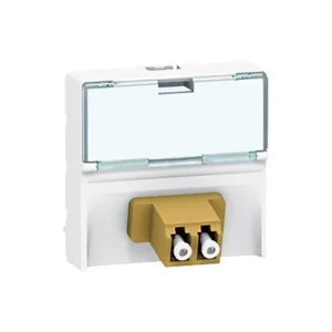 2LC Πρίζα Οπτικών Ινών Χωνευτή Λευκό