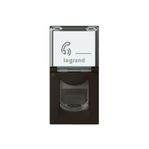 Πρίζα RJ45 CAT6 FTP Χωνευτός Μαύρο