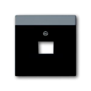 Πλακίδιο Πρίζας Τηλεφώνου Μαύρο