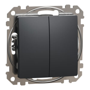 Sedna Design & Elements, διπλό μπουτόν 10A, Ανθρακί