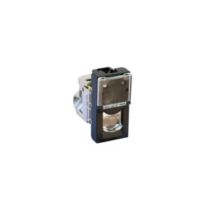 Πρίζα RJ45 STP CAT.6A Μαύρη