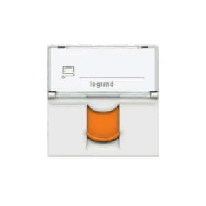 Πρίζα RJ45 CAT.6A Πορτοκαλί Κάλυμμα