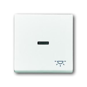 Πλακίδιο Μπουτόν Κλιμακοστασίου Λευκό